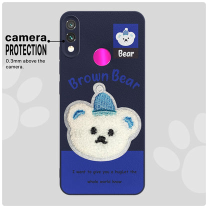 Redmi Note 7 Pro/Note 7/Note 7s Plush Patch mobile back cover in blue by Pikkme – photo 6