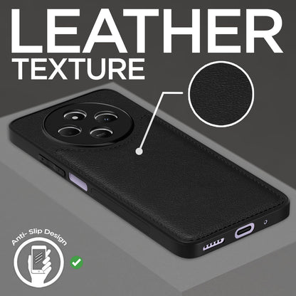 Pikkme Redmi A4 5G / Redmi 14C 5G / Poco C75 5G Leatherback Back Case | Black