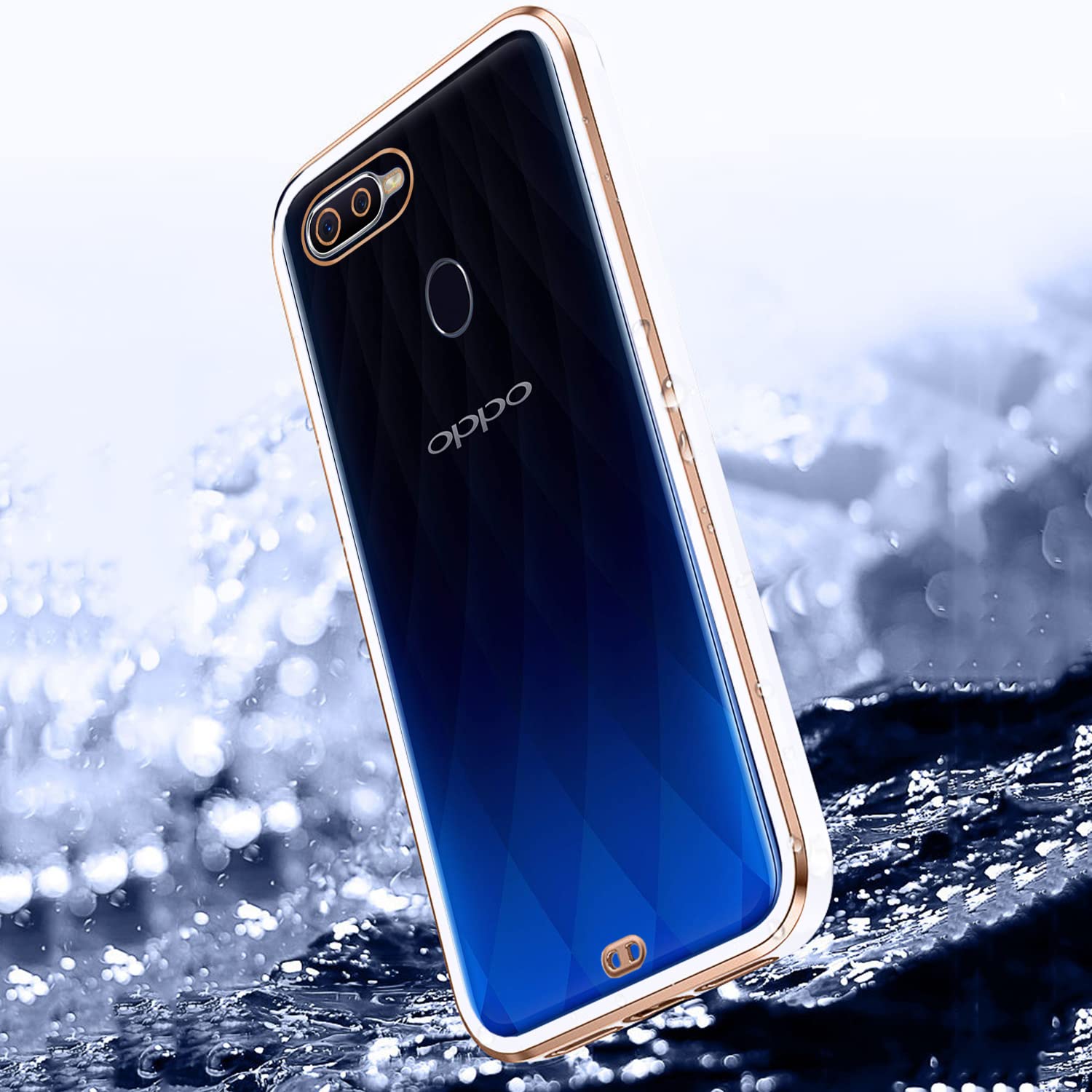Oppo F9 Pro mobile cover in white by Pikkme – photo 2