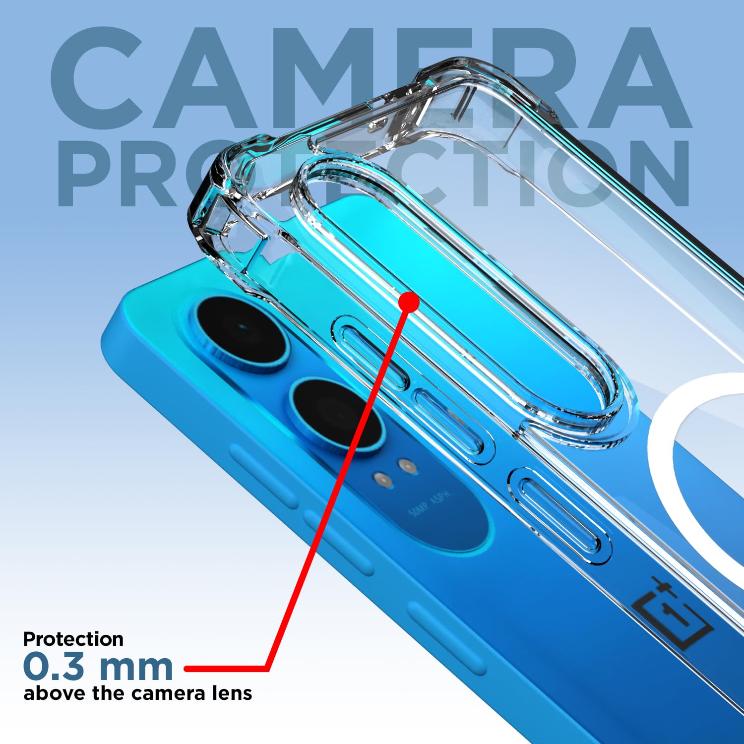 Pikkme OnePlus Nord CE 4 Lite 5G transparent mag-safe phone cover – photo 5