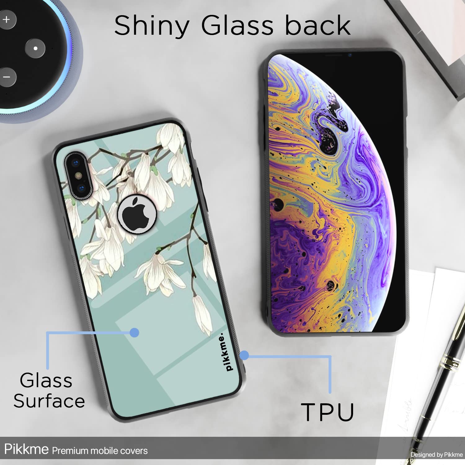 Flower Back cover for iPhone X/XS – Pikkme – photo 3