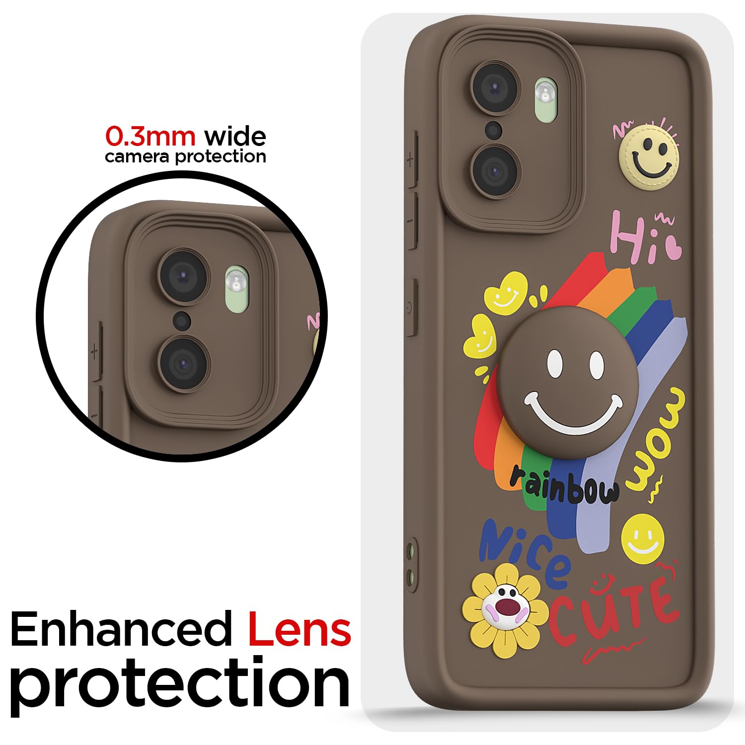 Pikkme brown phone cover for OnePlus 15R 5G – photo 5