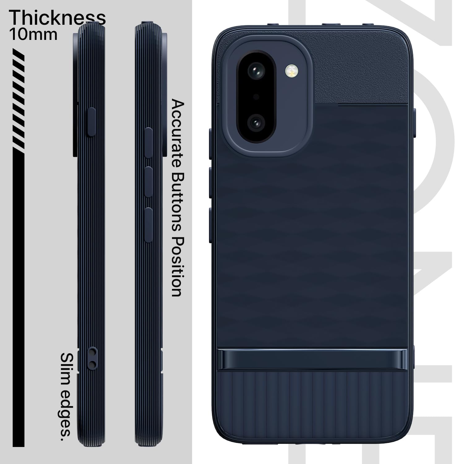 Pikkme blue Silicone mobile cover for OnePlus 15R 5G – photo 3