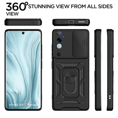 Pikkme black D10 Camera Shield back cover for Vivo V40/V40 Pro/T3 Ultra 5G – photo 5