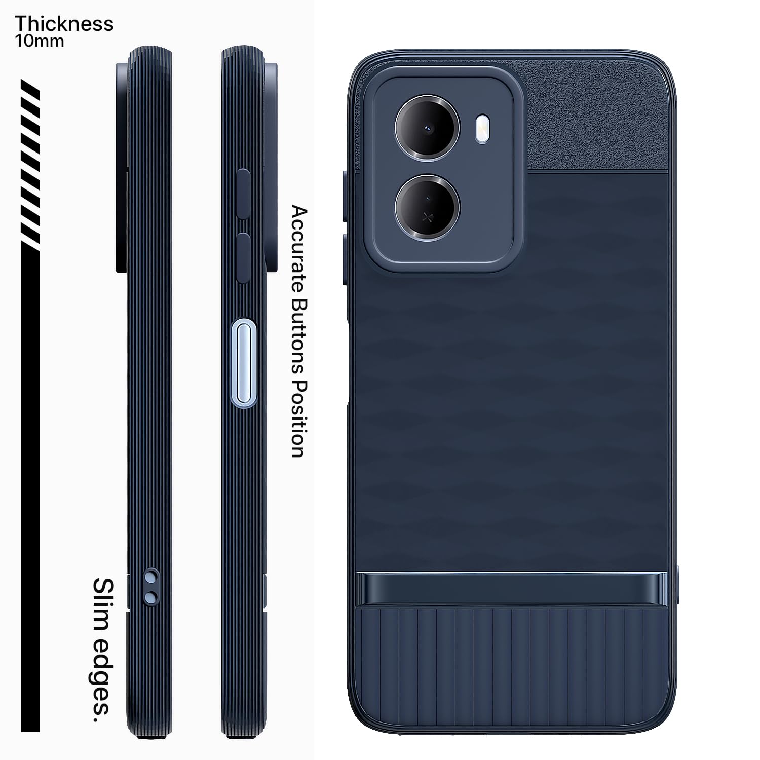 Pikkme Redmi 15A 5G blue mobile cover – photo 3