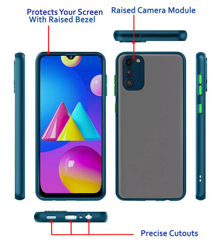 Pikkme Samsung M02s blue mobile back cover – photo 3