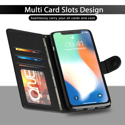 Black Wallet flip case for iPhone X/XS – Pikkme – photo 5