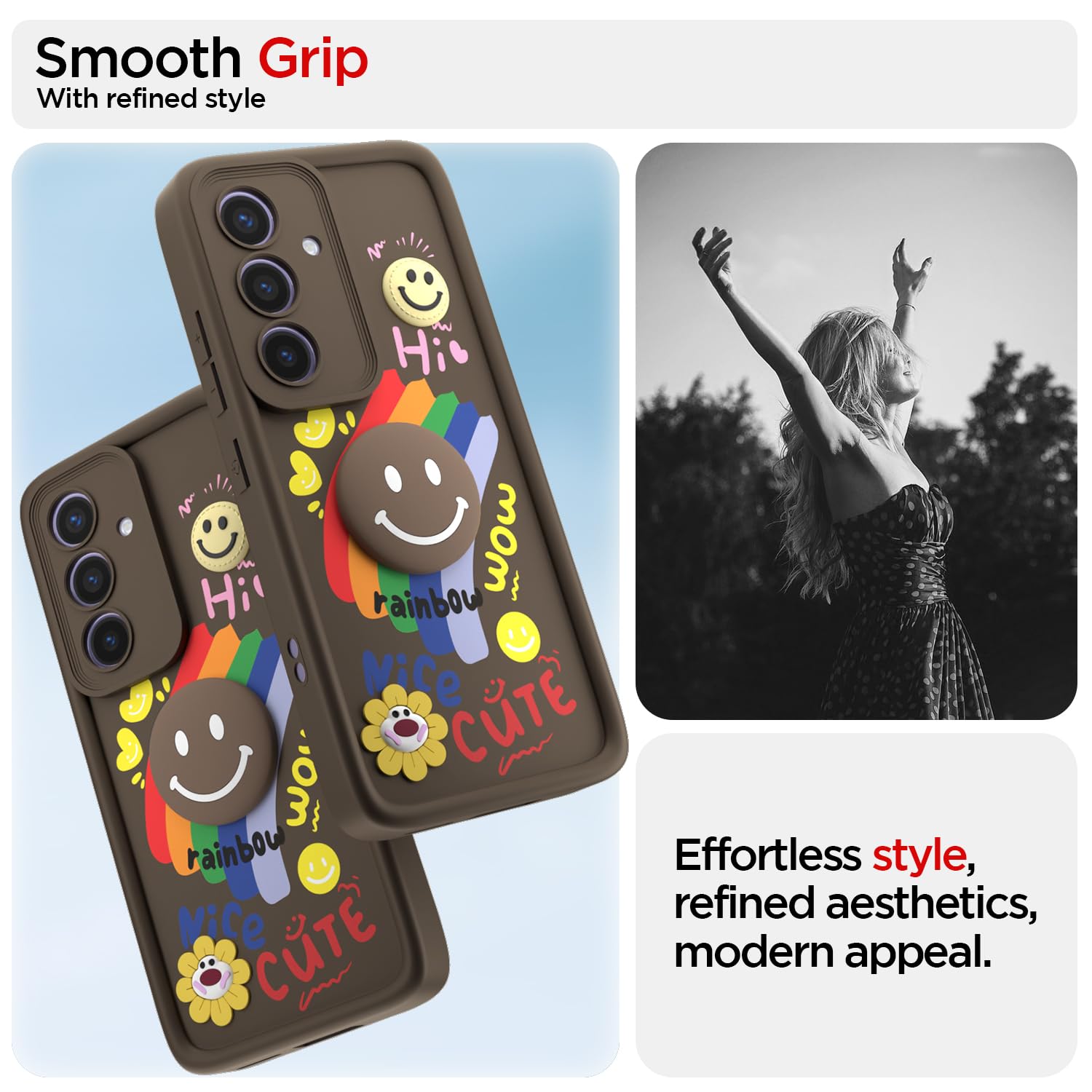 Brown mobile back cover for Samsung S24 5G – Pikkme – photo 2