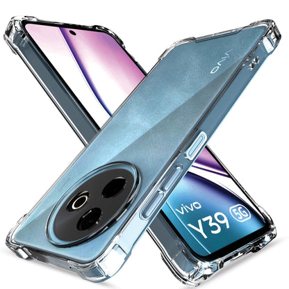 Pikkme Vivo Y39 5G  PC + TPU Clear Transparent Back Cover  - Transparent