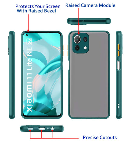 Green Hybrid mobile back cover for Mi 11 Lite – Pikkme – photo 3