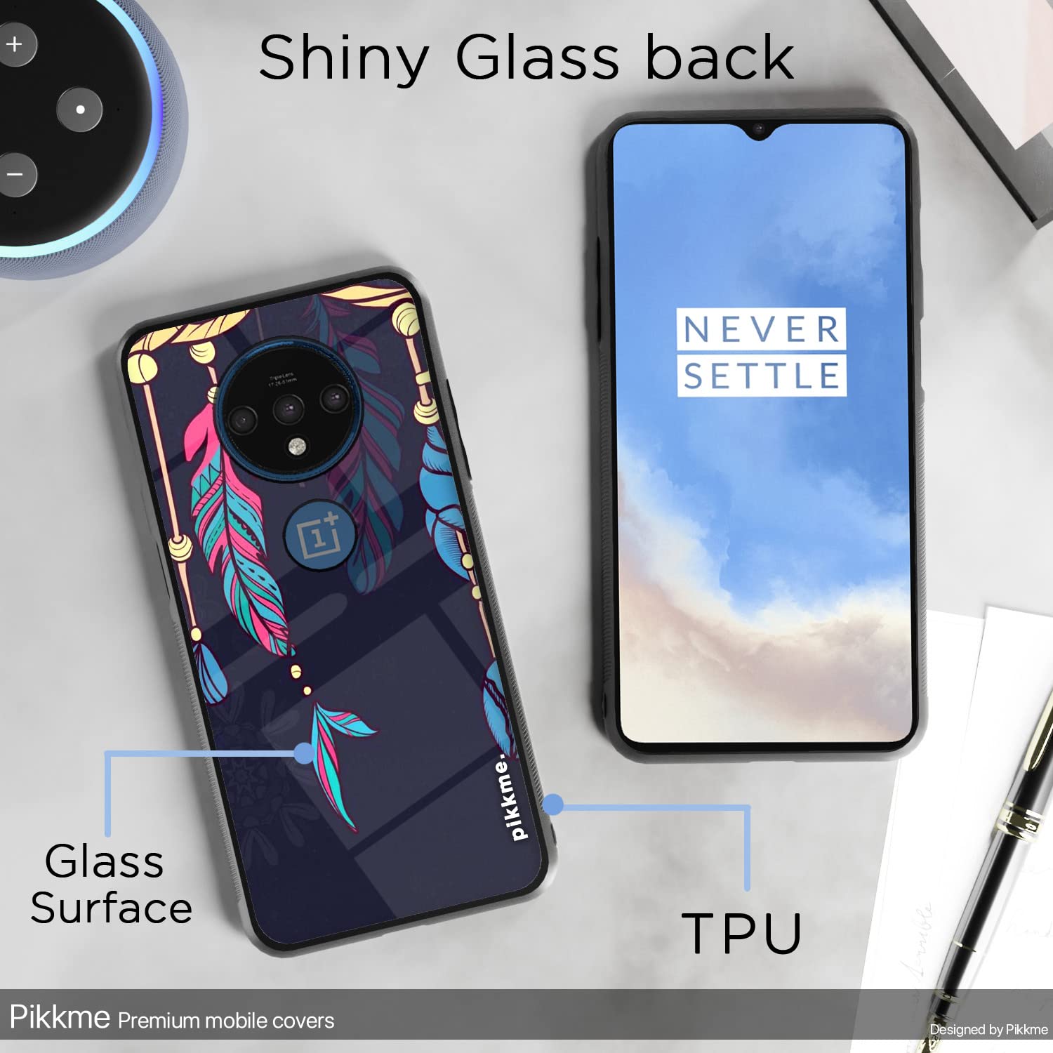 Pikkme Flower mobile cover for OnePlus 7T – photo 3