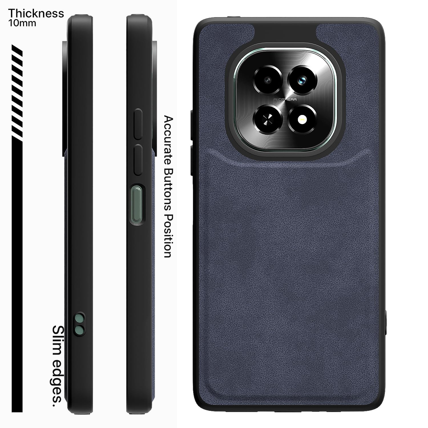 Realme C63 5G mobile back cover in blue by Pikkme – photo 3