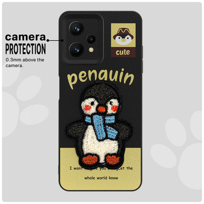 Pikkme Realme 9 4G/9 Pro Plus 5G Plush Patch black phone cover – photo 6
