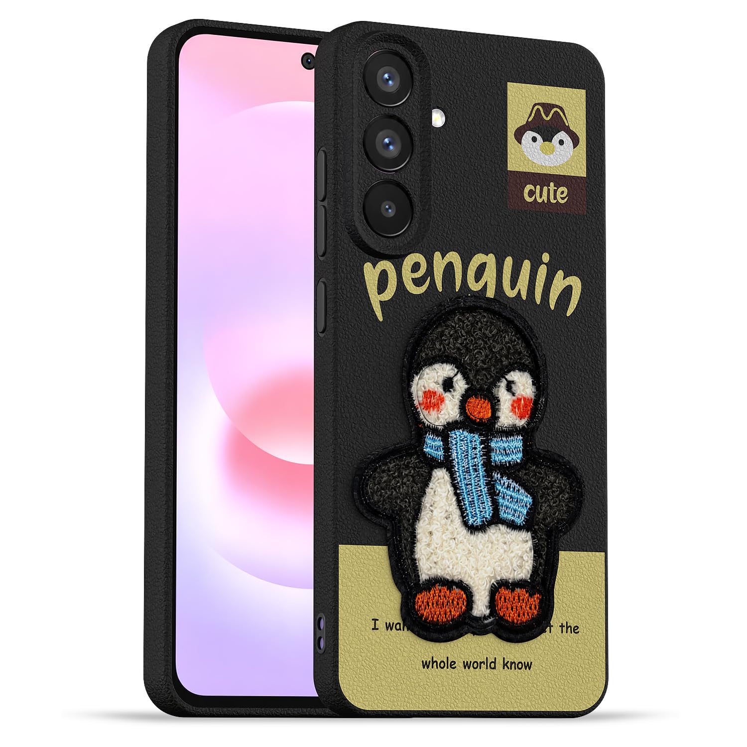 Samsung A37 5G phone cover in black by Pikkme