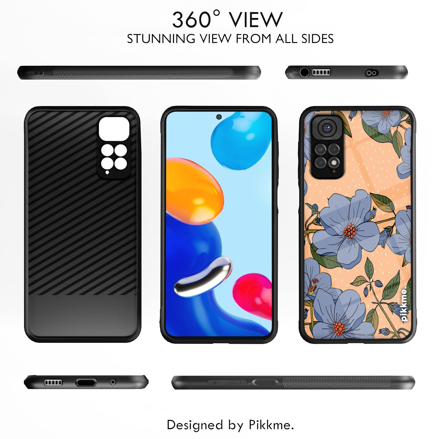 Redmi Note 11/Note 11s Flower mobile back cover by Pikkme – photo 2