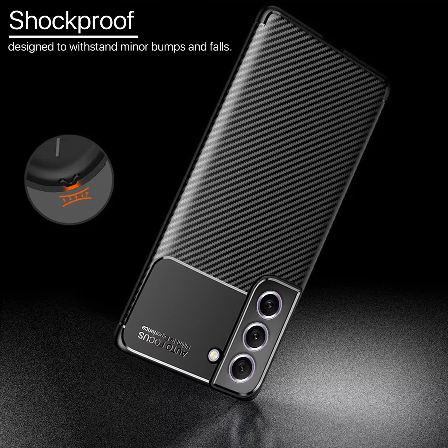 Black phone cover for Samsung S21 FE 5G – Pikkme – photo 4