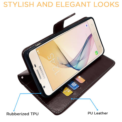 Coffee & brown mobile flip cover for Samsung J5 Prime – Pikkme – photo 5