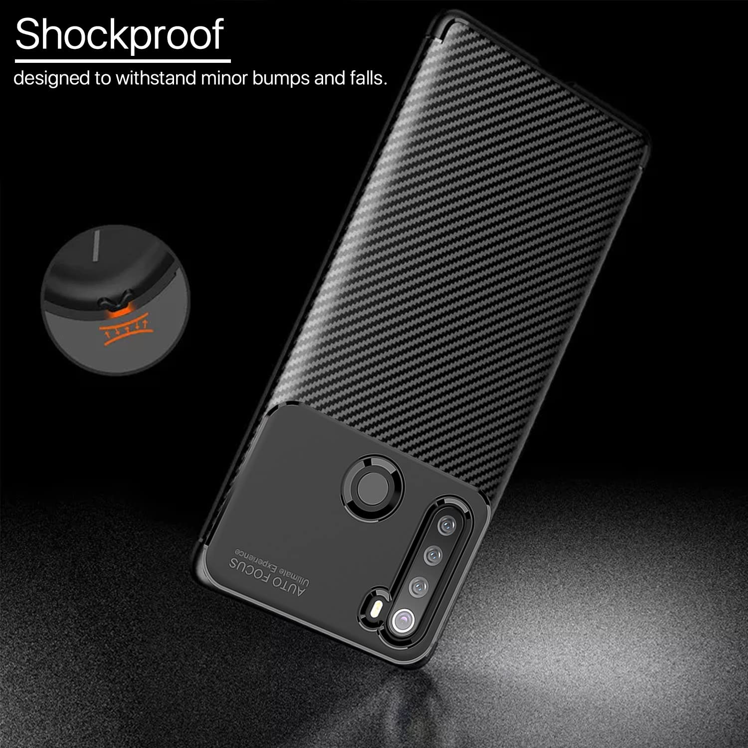 Redmi Note 8 back cover in black by Pikkme – photo 4
