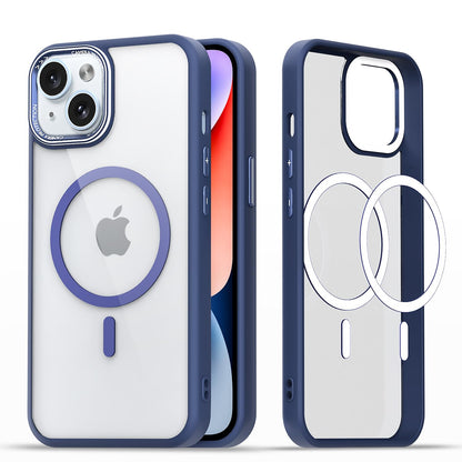 Blue mag-safe mobile back cover for iPhone 14 – Pikkme