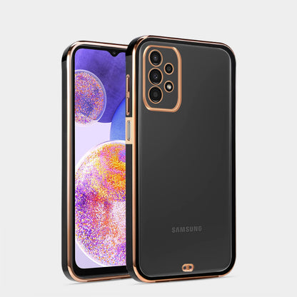Pikkme Samsung A23 4G Chrome black phone cover
