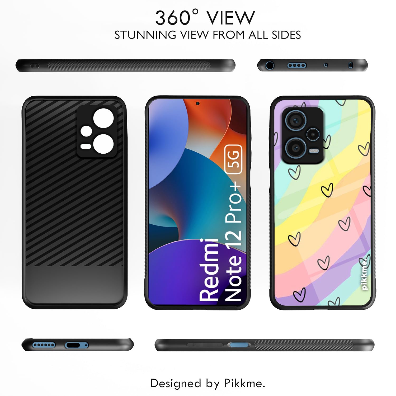 Pikkme Hybrid mobile back cover for Redmi Note 12 Pro Plus 5G – photo 2