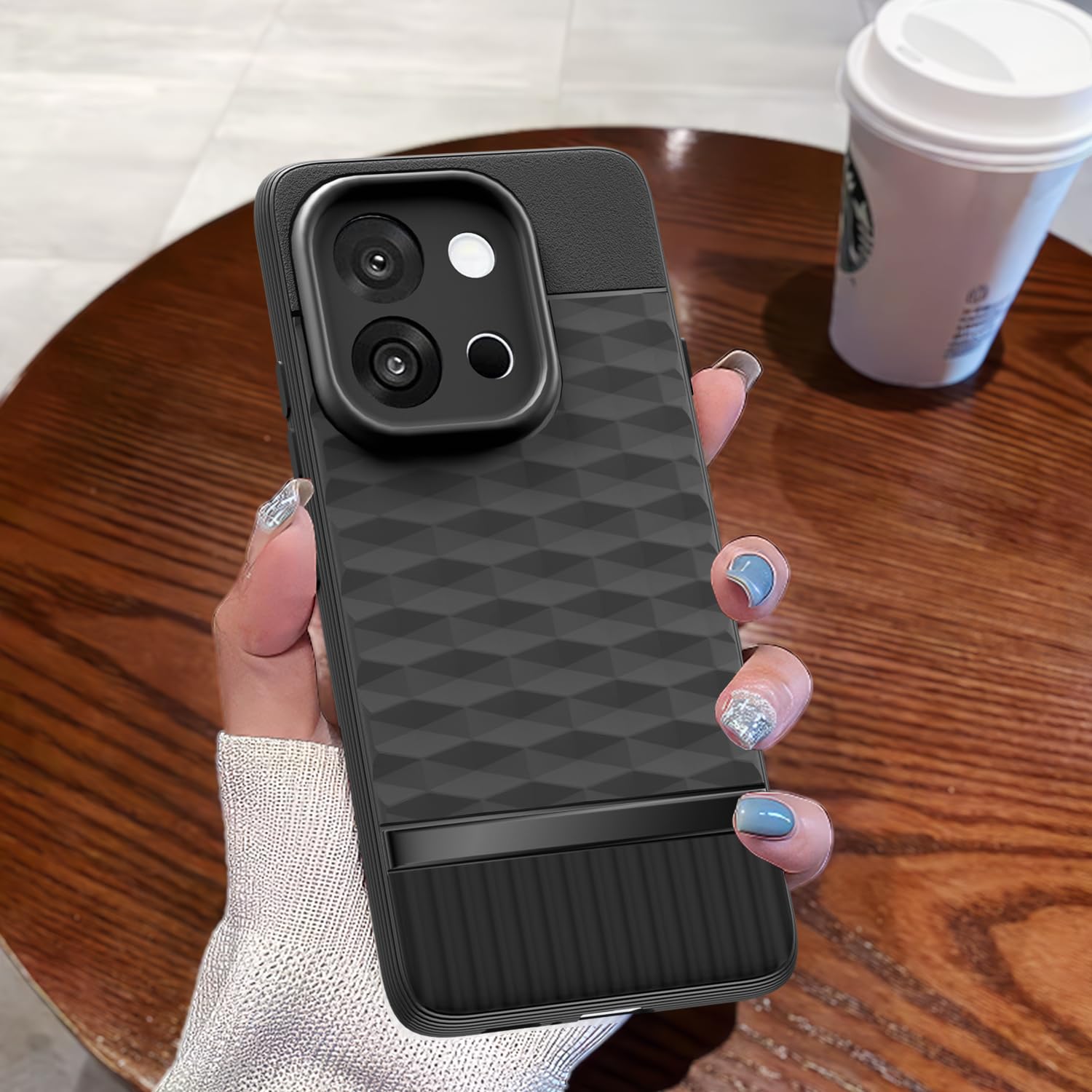 Pikkme OnePlus 13S 5G Gencase Back Cover (Black)