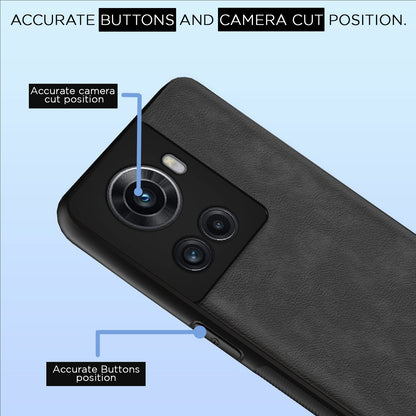 Pikkme OnePlus 10R Leather grey mobile back cover – photo 6