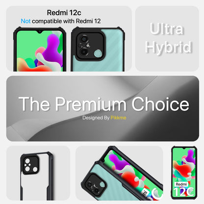 Redmi 12C/Poco C55 mobile cover in thermoplastic polyurethane, black by Pikkme – photo 2