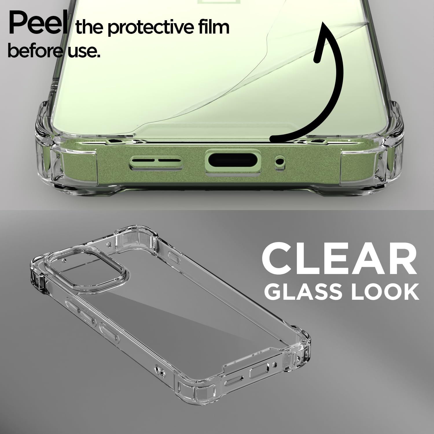 Pikkme OnePlus 15R/Ace 6/Ace 6T 5G PC-TPU transparent back cover – photo 3