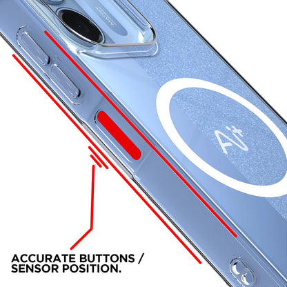 Transparent mag-safe mobile back cover for Ai+ Pulse 2 – Pikkme – photo 6