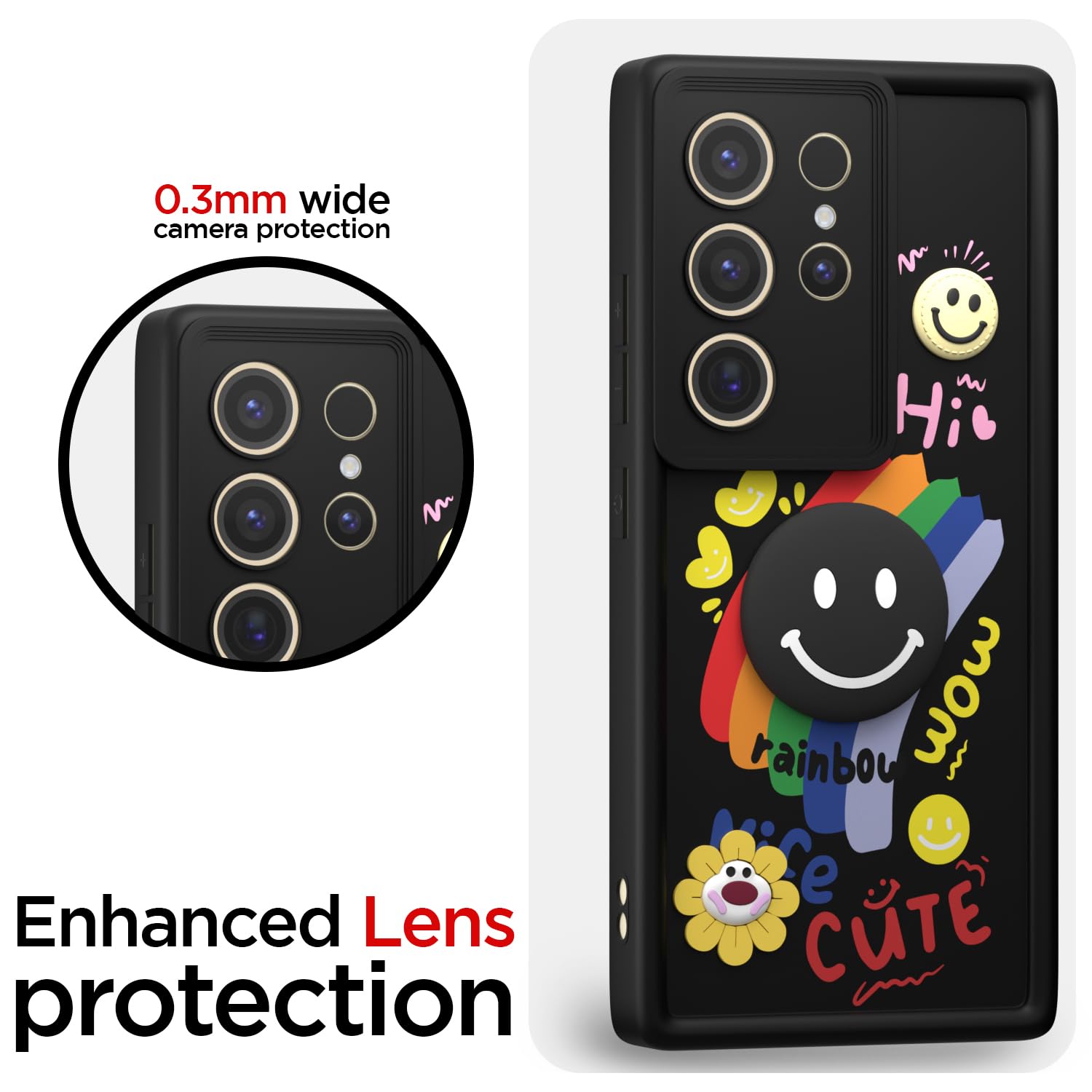 Pikkme Samsung S24 Ultra 5G Soft Silicone black mobile back cover – photo 5