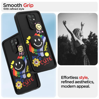 Redmi 9 Prime/Poco M2 mobile back cover in black by Pikkme – photo 2