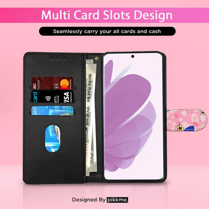 Pikkme pink flower flip cover for Redmi Note 14 Pro Plus 5G – photo 2
