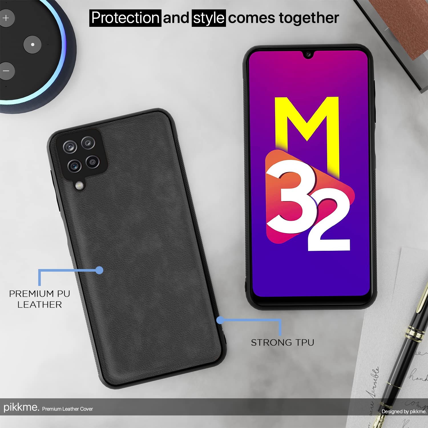 Samsung M32 Prime/M32 4G mobile cover in grey by Pikkme – photo 5