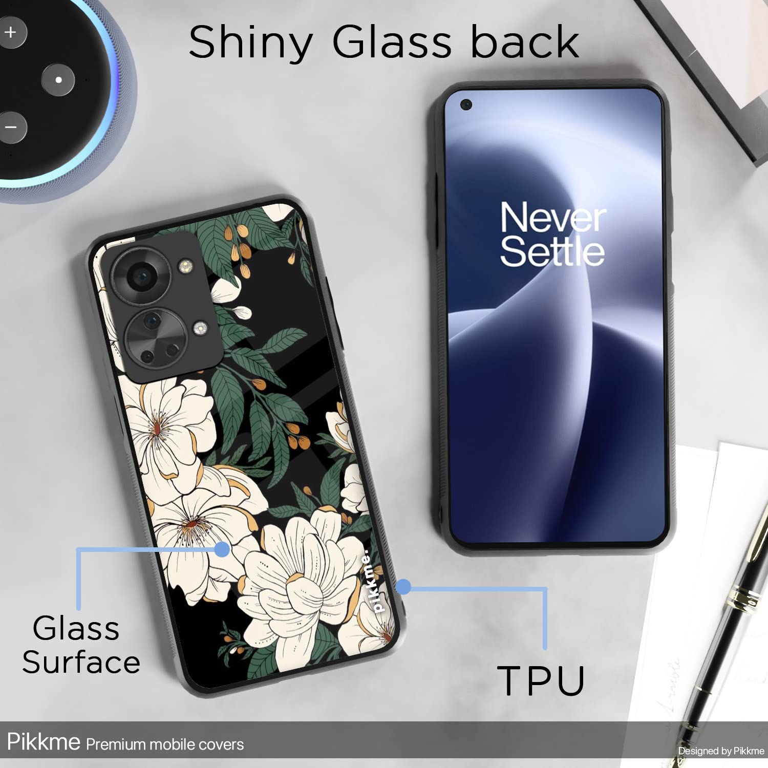Pikkme Flower mobile cover for OnePlus Nord 2T 5G – photo 3