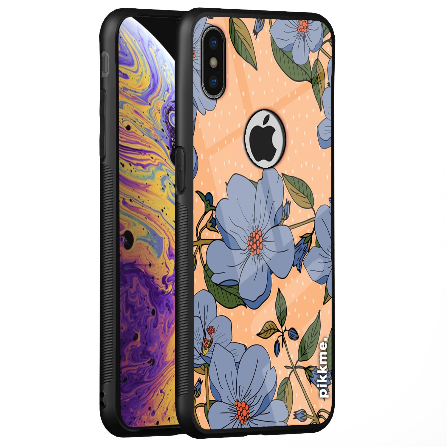 Pikkme iPhone X/XS Flower phone cover