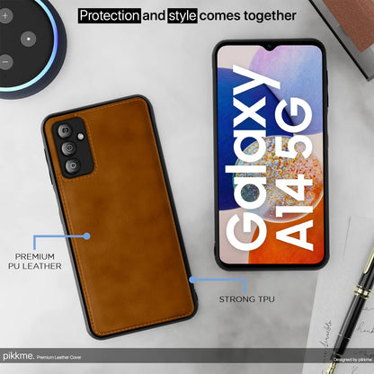 Pikkme brown phone cover for Samsung A14 5G – photo 4