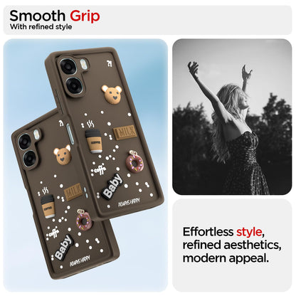Pikkme brown mobile back cover for Oppo A6X 5G/3D – photo 2