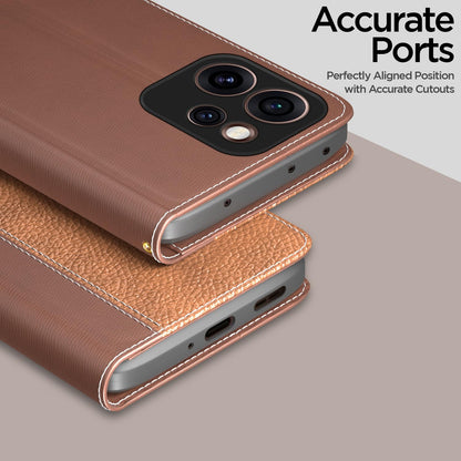 Pikkme tan mobile flip cover for Oppo Reno 15 Pro 5G – photo 2