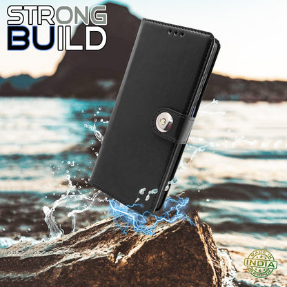 Pikkme Tecno Pova 5/Pova 5 Pro 5G Button black wallet flip cover – photo 7
