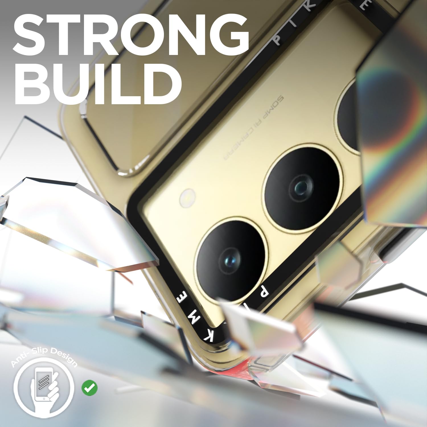 Pikkme transparent Hybrid back cover for Realme Narzo 80x/P3x/14X 5G – photo 6