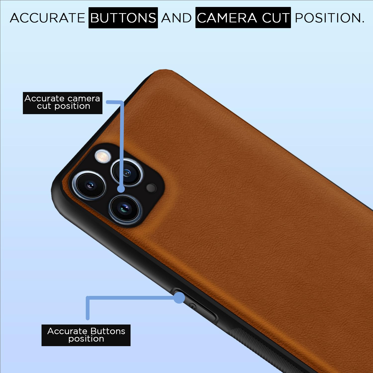 iPhone 11 Pro Leather mobile cover in camel by Pikkme – photo 6