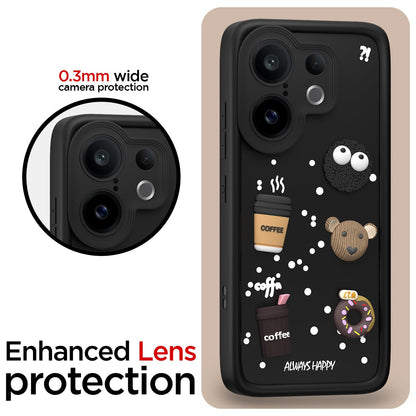 Pikkme black Silicone back cover for Vivo X200 FE 5G/3D – photo 5