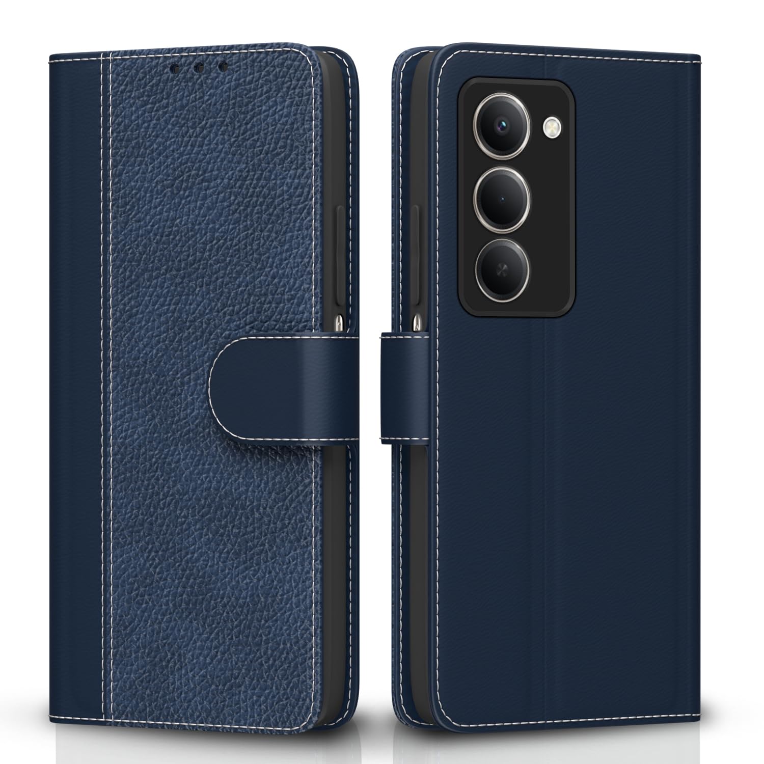 Blue Wallet mobile flip cover for Redmi 15 5G – Pikkme