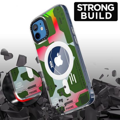 Pikkme iPhone 12/12 Pro Printmagsafe Back Cover (green)