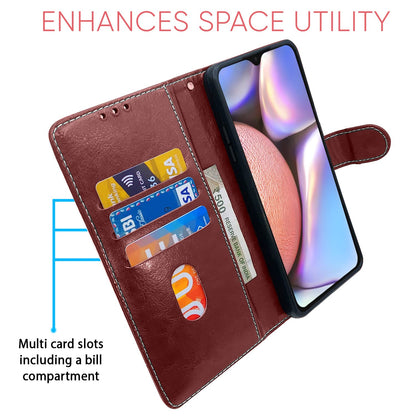 Pikkme Samsung A10s brown & coffee flip cover – photo 3