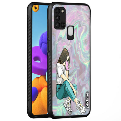 Pikkme Samsung A21s back cover