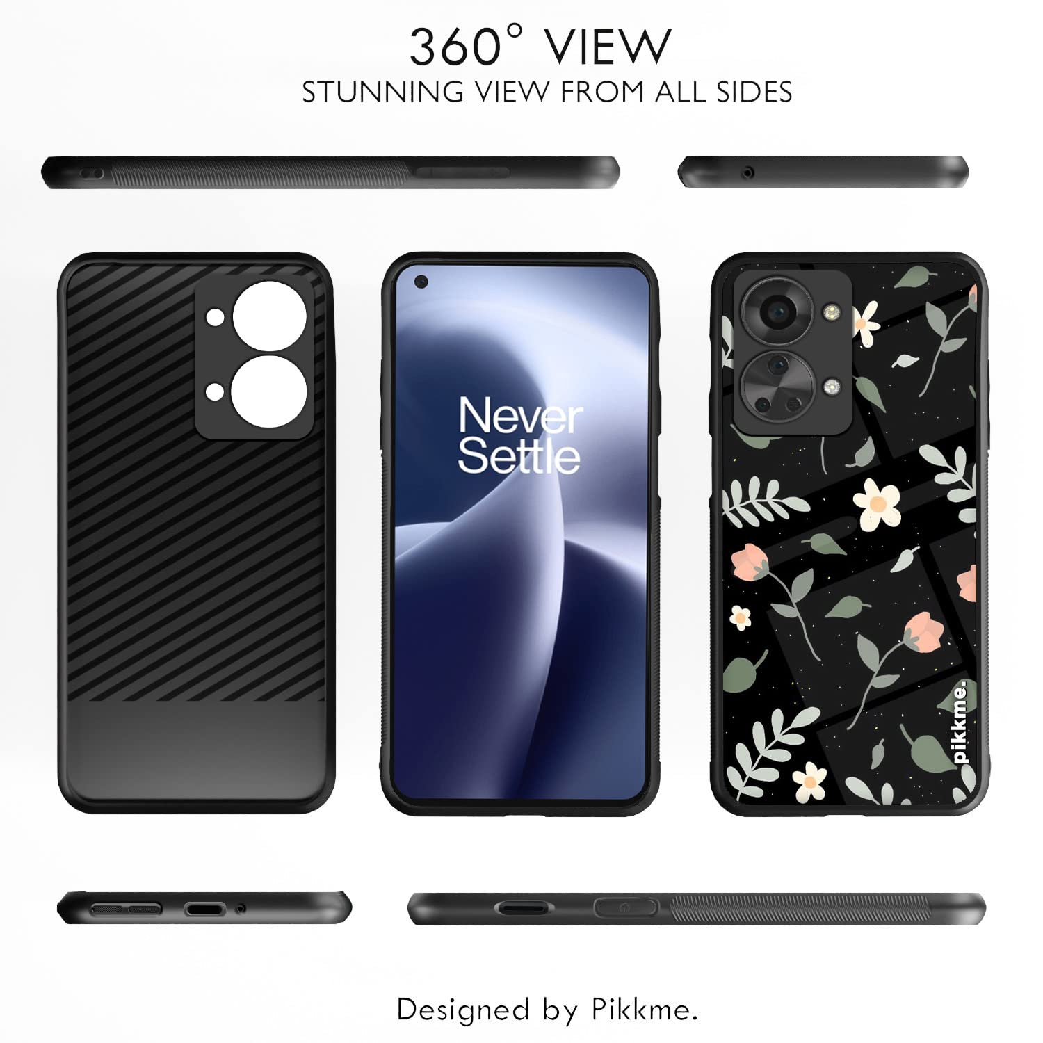 OnePlus Nord 2T 5G Flower mobile back cover by Pikkme – photo 2