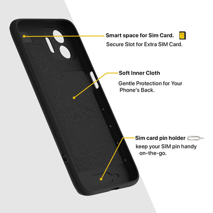 OnePlus N6 5G Silicone mobile back cover in black by Pikkme – photo 6