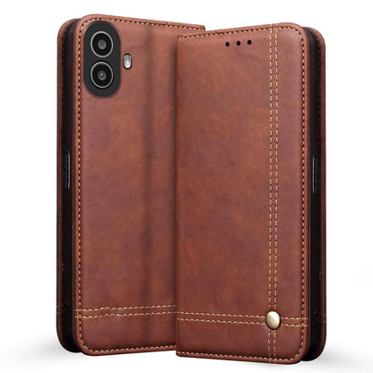 CMF Phone 1 Magnetic flip case in brown by Pikkme